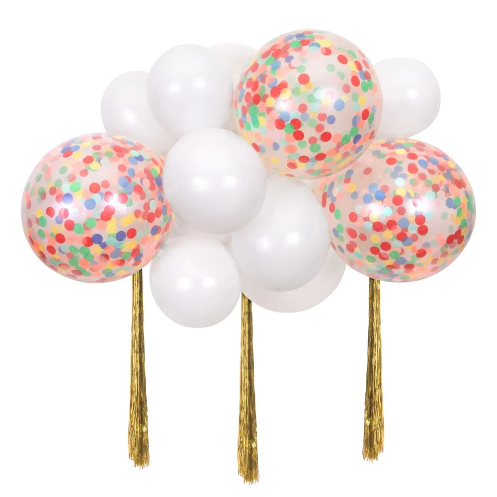 Meri Meri ballonpakket regenboog - wolk - Afbeelding 2